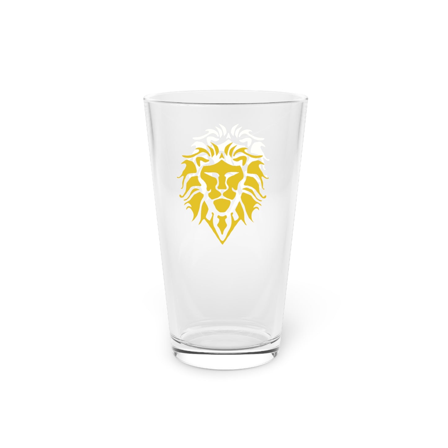 Pint Glass, 16oz - Lion Logo
