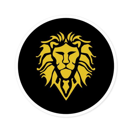 Round Stickers, Indoor\Outdoor - Lion Logo